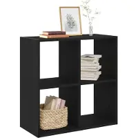 vidaXL Boekenkast Zwart Eiken 68.5 x 32 x 68.5 cm