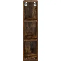 vidaXL Hangkast Rook Eiken 20 x 29,5 x 80 cm Bewerkt hout