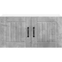vidaXL Wandkast LUCCA Betongrijs 80 x 31 x 40 cm Bewerkt hout