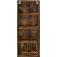vidaXL Hangkast Rook Eiken 40 x 29,5 x 100 cm Bewerkt hout