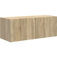 vidaXL Tv-meubelset 4 pcs Sonoma Eik Bewerkt hout