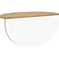 vidaXL Wandplank Muurmontage Artisan Eiken 48 x 24 x 24 cm