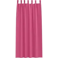 vidaXL Blackout Gordijnen met Ringen 2 st Felroze 225 x 140 cm