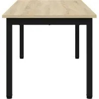 vidaXL Salontafel Sonoma 100 x 50 x 45 cm Bewerkt hout