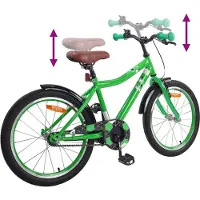 vidaXL Kinderfiets 20 Inch voor 6-11 jaar oud Groen