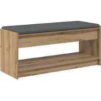 vidaXL Hallenbank Artisan Eik 103 x 38 x 45 cm