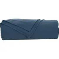 vidaXL Dekentjes 6 st Marineblauw 210 x 140 cm 2,44 kg Fleece