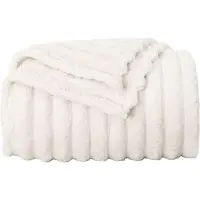 vidaXL Dekentjes 6 st Crèmekleurig 200 x 150 cm 4.75 kg Fleece