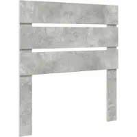 vidaXL Bedframe met lade Beton Grijs 75 x 190 cm Ingenieurshout