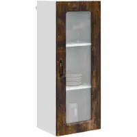 vidaXL Vaatwasserfront, model Kalmar, gerookt eikenhout, 40 x 31 x 100 cm