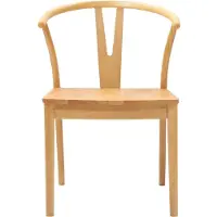 vidaXL Eetkamerstoel 2 st Massief Rubberhout Naturel 54,5 x 58 x 77 cm