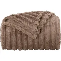 vidaXL Dekentjes 6 st Camel 200 x 150 cm 4.75 kg Fleece