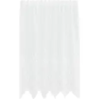 vidaXL Lacegordijn met gordijnen Bloemen Wit 180 x 150 cm Polyester