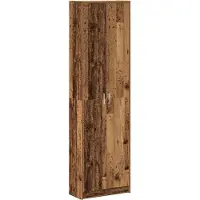 vidaXL Kledingkast Oud Hout 55 x 25 x 189 cm Bewerkt hout