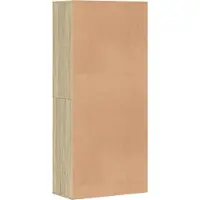 vidaXL Schoenenkast 80x39x178 cm spaanplaat sonoma eikenkleurig