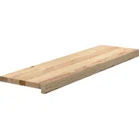 vidaXL Traptreden 2 st 90x30x2 cm onbehandeld massief eikenhout