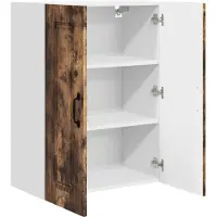 vidaXL Vaatwasserpaneel Kalmar Rook Eiken 60 x 31 x 80 cm Bewerkt hout