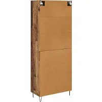 vidaXL Highboard Oud Hout 69,5 x 34 x 90 cm Bewerkt hout