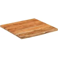 vidaXL Wastafelblad vierkant 60x60x2,5 massief acaciahout