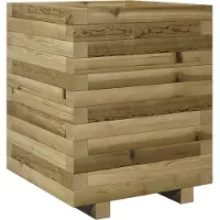 vidaXL Plantenbak 40x40x49,5 cm geïmpregneerd grenenhout