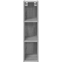 vidaXL Hangkast Grijs Sonoma 20 x 29,5 x 80 cm Bewerkt hout