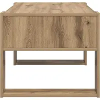 vidaXL Salontafel Artisan-Eik, 92 x 53 x 45 cm, houtvezel