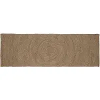 vidaXL Vloerkleden Grijs 80 x 250 cm Jute