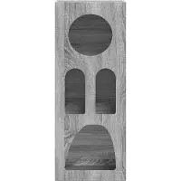 vidaXL Dressoir ELST Grijs Sonoma 40 x 35 x 100.5 cm Bewerkt hout