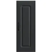 vidaXL Vaatwasserfront Kalmar, 2 stuks, zwart, houtvezel