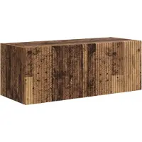 vidaXL Tv-meubelset 3 st Oudhout Bewerkt hout