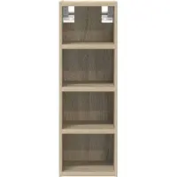 vidaXL Bovenkast 20x29,5x60 cm bewerkt hout sonoma eikenkleurig
