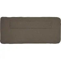vidaXL Gestoffeerd hoofdbord Bruin en Taupe 100 cm Massief grenenhout