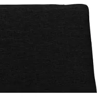 vidaXL Gestoffeerd hoofdbord Zwart 80 cm Massief grenenhout