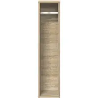 vidaXL Badkamerkast met rolhouder 20,5x20x90 cm sonoma eikenkleurig