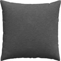vidaXL Zitkussens 2 st Corduroy stof Donkergrijs 60 x 60 cm
