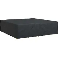 vidaXL Meubelbescherming Effen Zwart 260 x 260 x 70 cm 420D