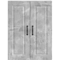 vidaXL Wandkast PORTO, betonkleur, 60 x 31 x 80 cm, houtvezel