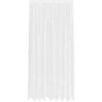 vidaXL Lacegordijn met gordijnen Bloemen Wit 260x200cm Polyester