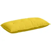 vidaXL Rugkussen Licht Geel 200 x 19 x 50 cm Stof