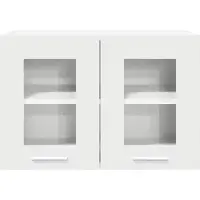 vidaXL Hangkast met opslag Wit 60 x 31 x 40 cm Bewerkt hout