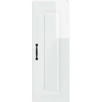 vidaXL Vaatwasserfront Kalmar, hoogglans wit, 30 x 31 x 80 cm