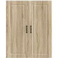 vidaXL Wandkast PORTO, Sonoma-eikenhout, 80 x 31 x 100 cm, houtvezel