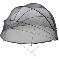 vidaXL Zwembadkoepel Zwart 500 x 500 x 236 cm