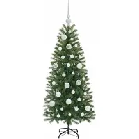 vidaXL Kunstkerstboom Groen 120 cm PE en PVC