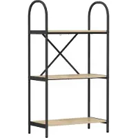 vidaXL Boekenplank 3-laags 60 x 30 x 109 cm Bewerkt hout Sonoma Eik