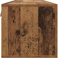 vidaXL Wandkast 100 x 36.5 x 35 cm Bewerkt hout Oud hout