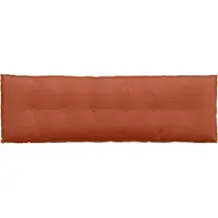 vidaXL Rugkussen Rood Oranje 160 x 50 cm Corduroy stof