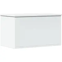 vidaXL Opbergbox 60x35x35 cm bewerkt hout wit