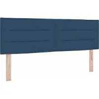 vidaXL Hoofdbord Blauw 144 cm Stof