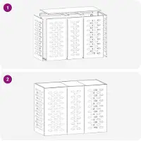 vidaXL Air Conditioner Hoes Antraciet 110 x 50 x 80 cm Staal